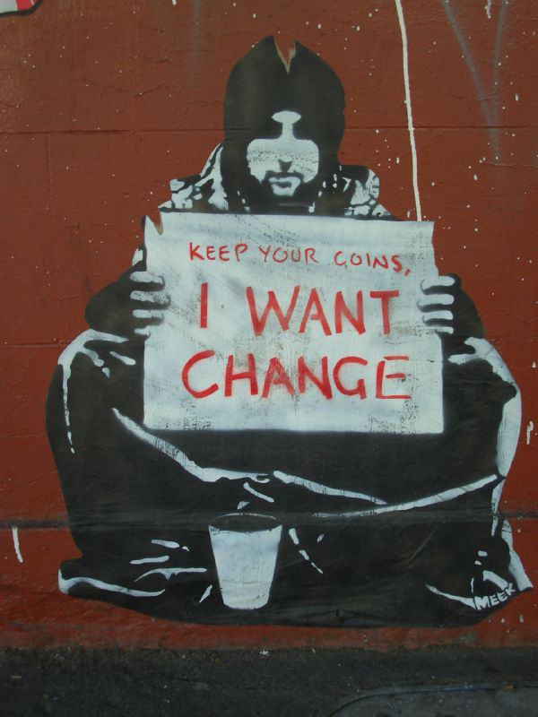 I want change